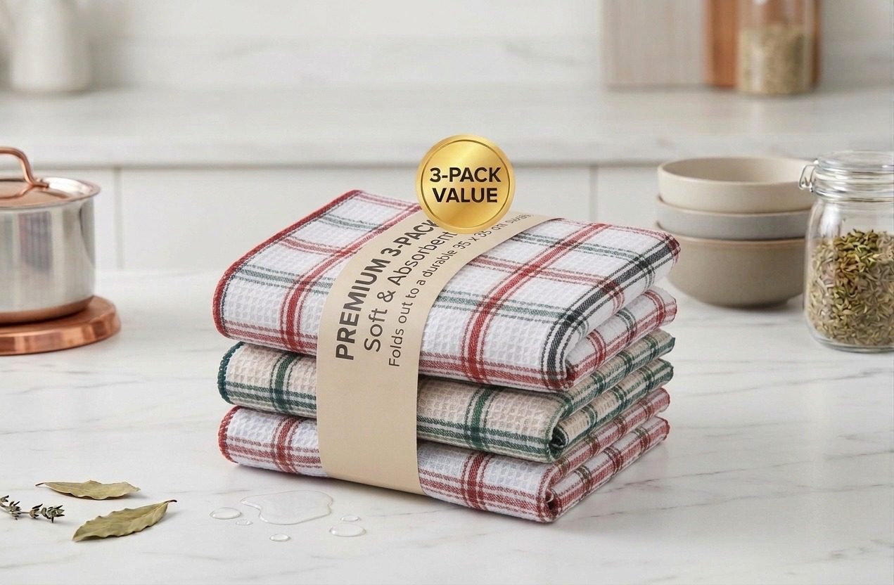 Dish-Drying Cloths 3 PACK